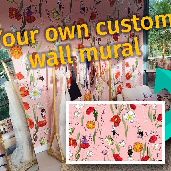 Custom photo Wall mural – Your Photo Wallpaper – Custom photo wallpaper - Custom photo Peel and stickWallpaper