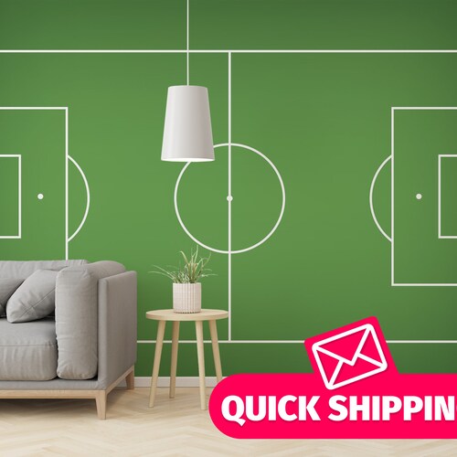 Football Splash Wall Mural Peel and Stick Wallpaper Self Etsy UK