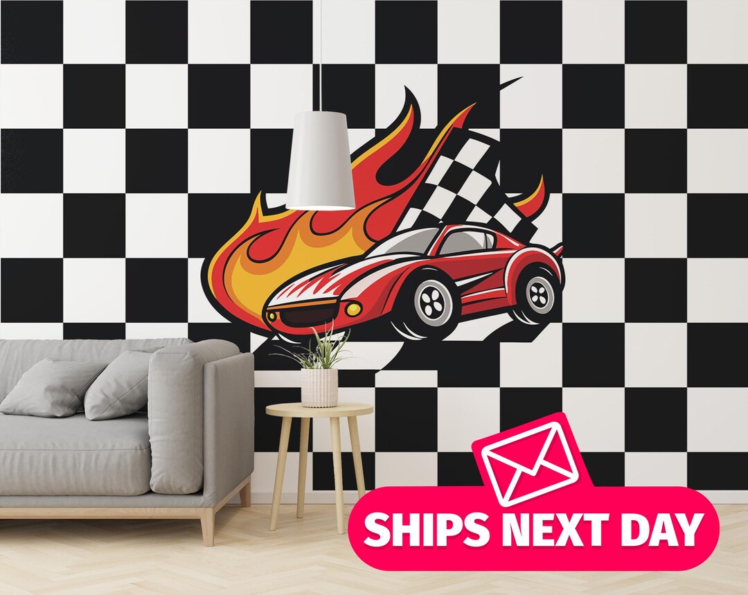 Wechselmotiv ♥️ Bunter Hirsch in Flammen | Querformat | BigBilder |  wandbild.com, image size:1080x859