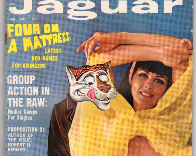 Jaguar Magazine January 1970. Entertainment for Menpinups & Etsy