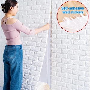 3D Brick Wandsticker Selbstklebende Tapete 70cm*1m Durchgehender Sticker Wasserfest Sticker DIY Home Decoration