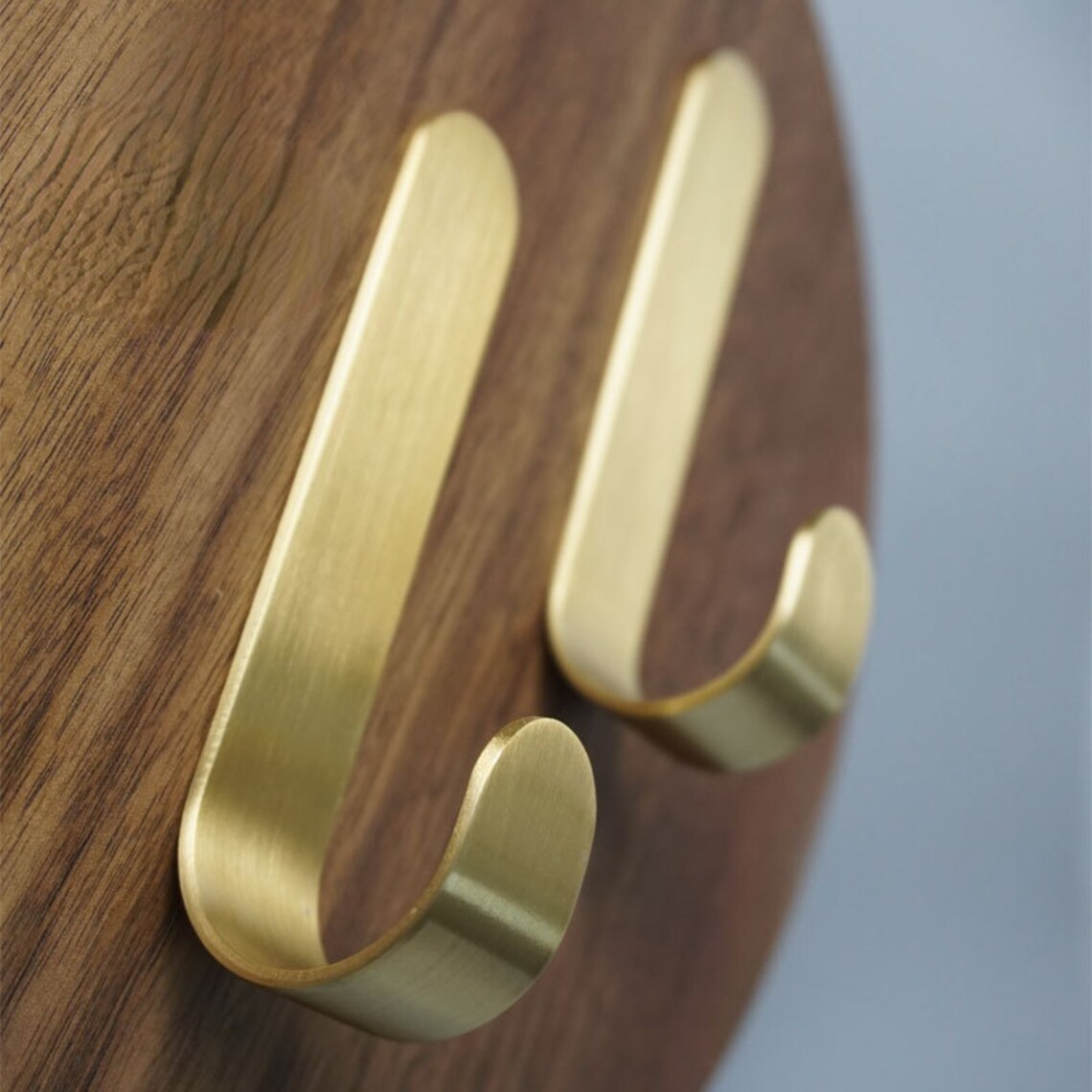 Solid Brass Hook Gold Coat Hooks Wall Hook Cap Hanger Clothes Etsy