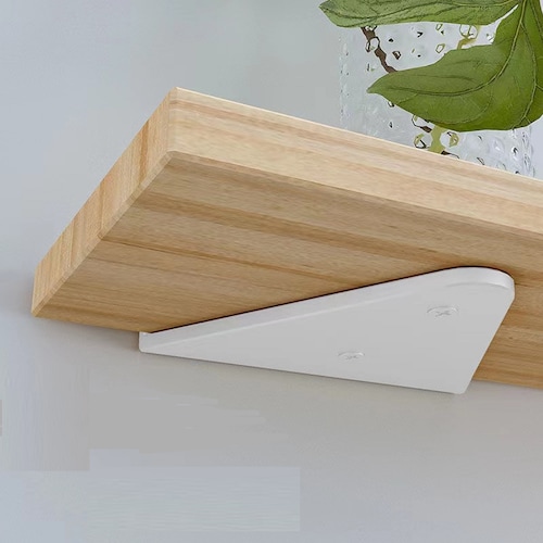 Triangle Shelving Invisible Bracket Shelf on Wall Shelf Etsy