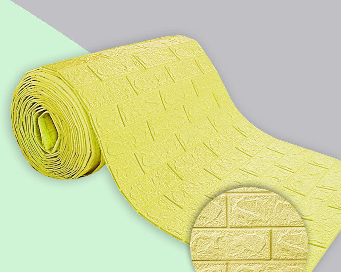 3D Brick Wall Sticker Selfadhesive Wallpaper 70cm1m Etsy Canada