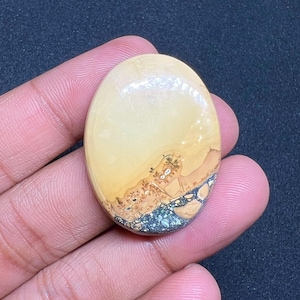 Natural Maligano Jasper Cabochon,Maligano Jasper Handmade Gemstone,Maligano Loose Stone,Maligano Jewelry,Oval 35×26 MM 42.65 cts. H595