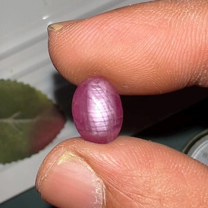 Super Quality Star Ruby Cabochon Oval 11x8 MM 5.30 Cts Untreated Star Ruby Gemstone Red Star Ruby Cabochon Loose Ruby Star Jewelry Making