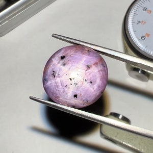 Fabulous AAA+ Quality 100% Natural Purple Star Ruby Oval Shape Cabochon Loose Gemstone For Pendent Making Smooth Polished 15x15 MM 24.30 ct