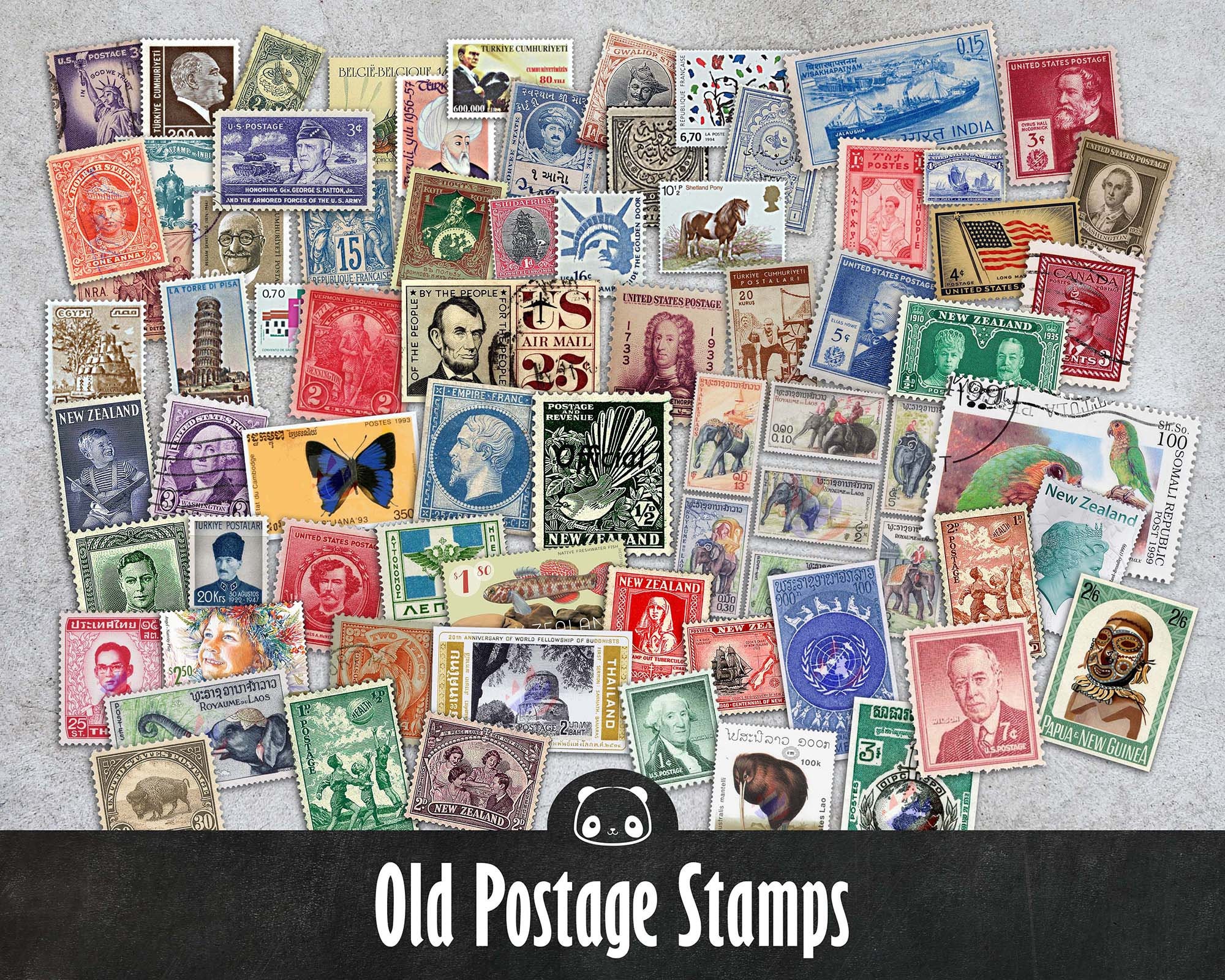 100-old-postage-stamps-junk-journal-ephemera-digital-paper-etsy