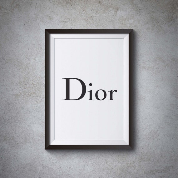 Dior Poster Instant Download Fashion Poster Etsy