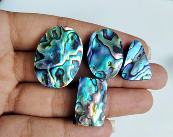 AAA quality Mother of Pearl & Abalone Multi Color Mix Shape Cabochon Loose 