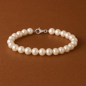 Pearl Bracelet,natural Fresh Water Pearl 8mm Beads Bracelet