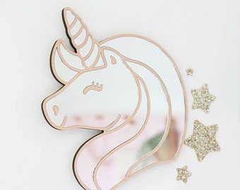 Unicorn Shatterproof Mirror | Perfect Gift for Bedroom & Nursery