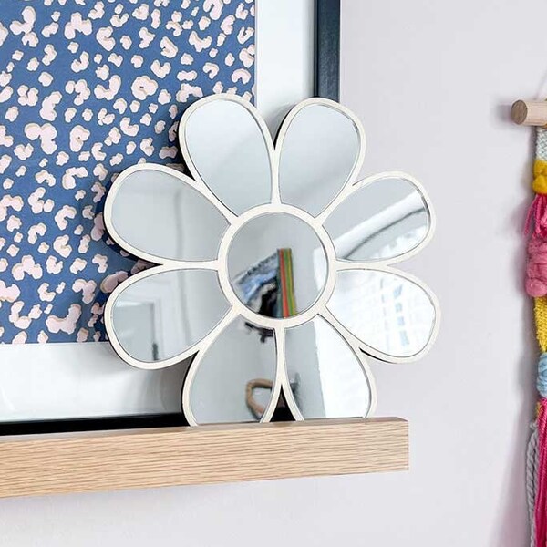 Flower Shatterproof Mirror | Perfect Gift for Bedroom & Nursery