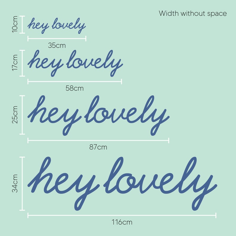 Hey Lovely Wall Art Sign | Nursery & Bedroom Decor - Etsy