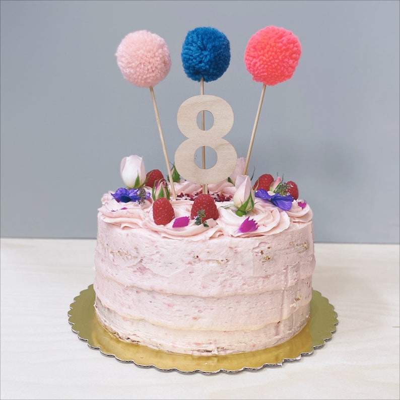 Small Number Cake Toppers Set Numbers 0-9