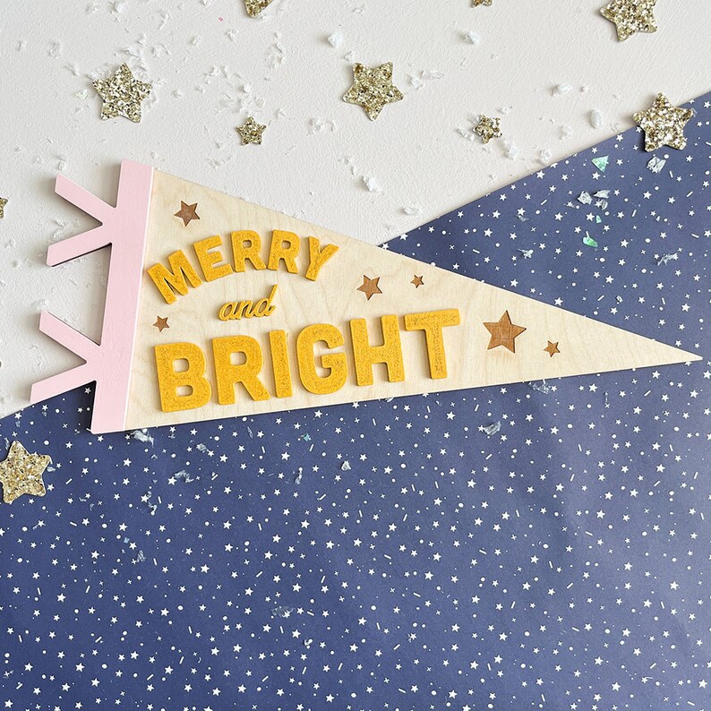Merry & Bright Flags