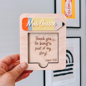 Personalised Sticky Note Holder | Post it Holder Gift | End of School Gift | Note pad Holder