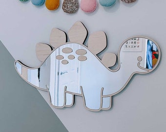 Dinosaur Shatterproof Mirror | Perfect Gift for Bedroom & Nursery
