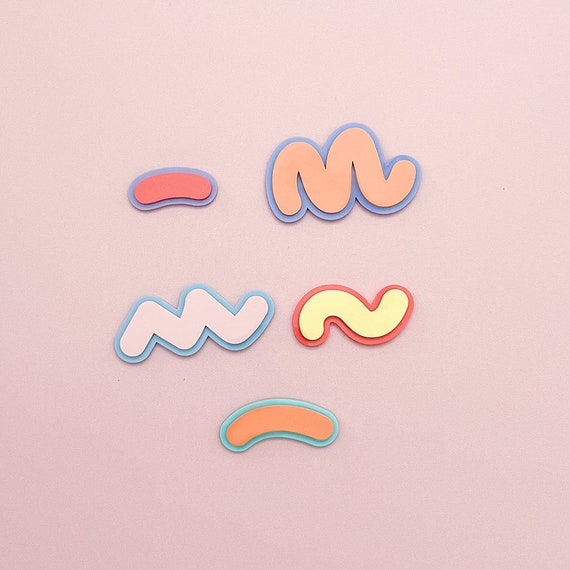 Wiggly Wall Hook | Self Adhesive Poster Hanger | Damage Free Hook | Poster Hanger For Nursery | Hook for Bedroom Wall | Cool Wall Hook