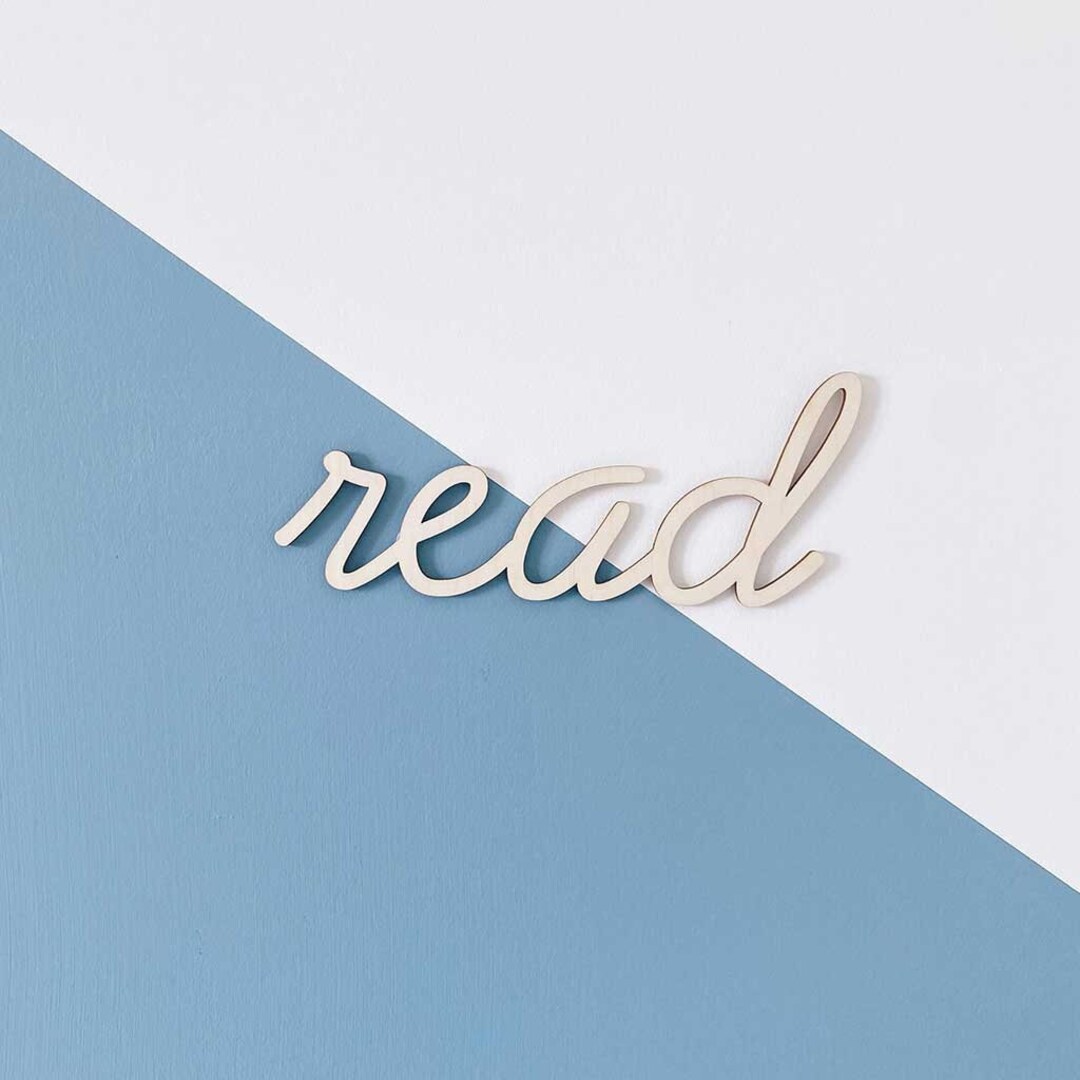 Read Design. Sign Read Wall Art Sign | Nursery & Bedroom Decor - Etsy