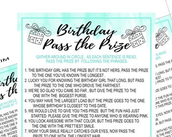 Pass the Prize Sweet 16 - Etsy