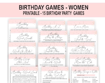 Women Birthday Party Games, Over the Hill Birthday, Birthday Party Games for Women, Fun Birthday Games, Birthday Girl Games, Adult Birthday
