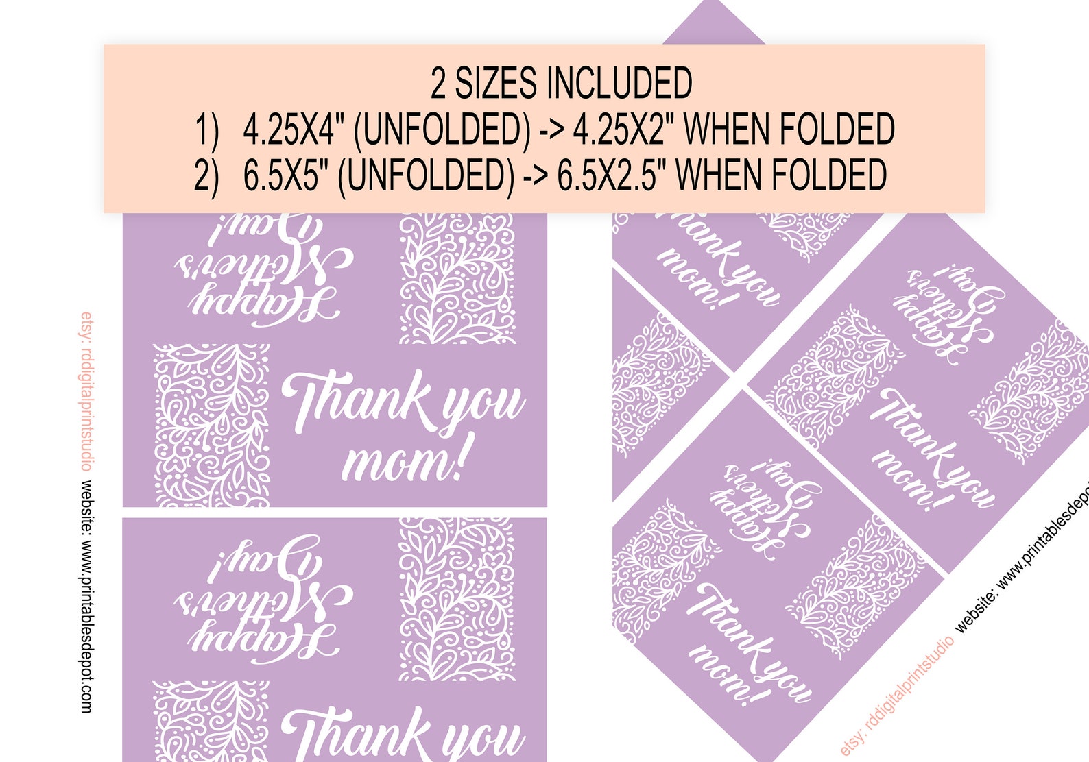 Mother's Day Treat Bag Topper PRINTABLE Classroom Favor | Etsy