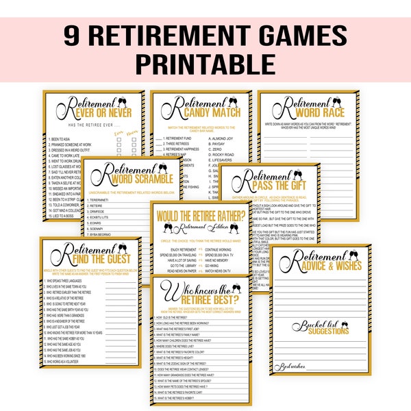 Retirement Party Ideas - Etsy