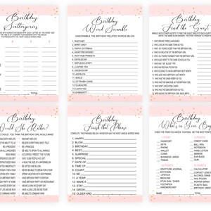 Women Birthday Party Games, Over the Hill Birthday, Birthday Party Games for Women, Fun Birthday Games, Birthday Girl Games, Adult Birthday image 3
