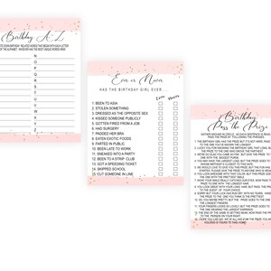 Women Birthday Party Games, Over the Hill Birthday, Birthday Party Games for Women, Fun Birthday Games, Birthday Girl Games, Adult Birthday image 4