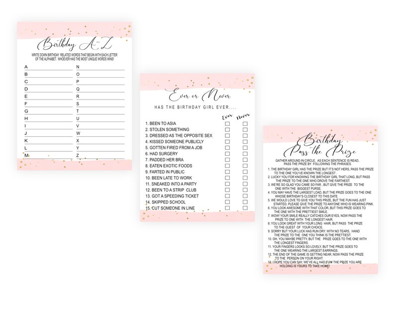 Women Birthday Party Games, Over the Hill Birthday, Birthday Party Games for Women, Fun Birthday Games, Birthday Girl Games, Adult Birthday image 4