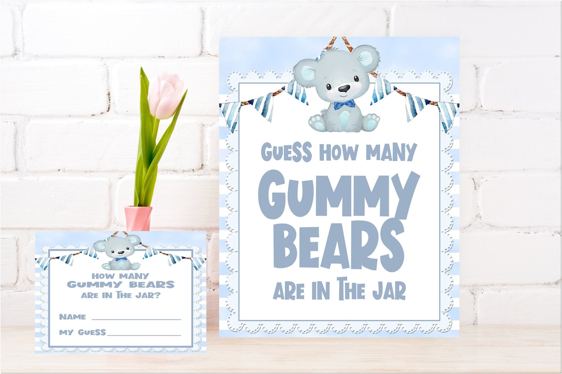 How Many Gummy Bears In A Jar Printable Printable Templates