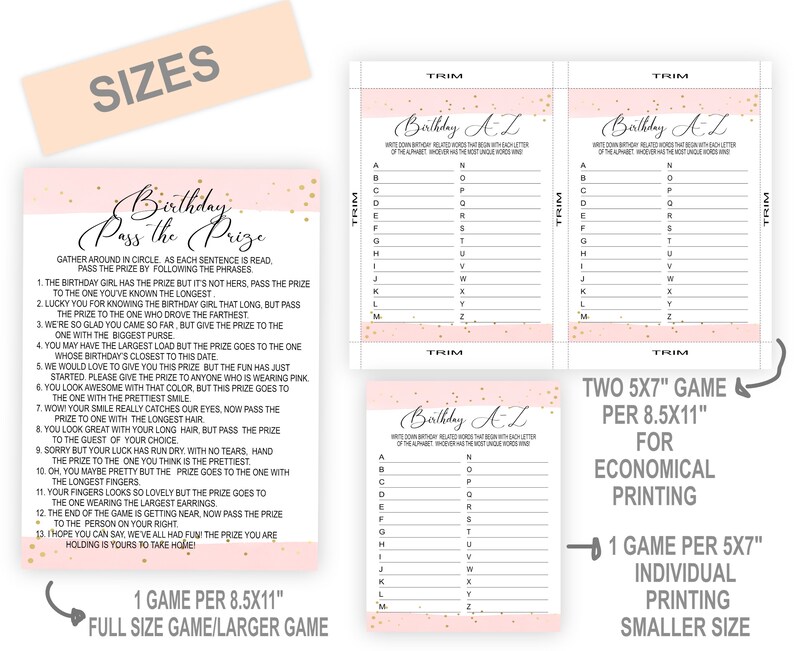 Women Birthday Party Games, Over the Hill Birthday, Birthday Party Games for Women, Fun Birthday Games, Birthday Girl Games, Adult Birthday image 5