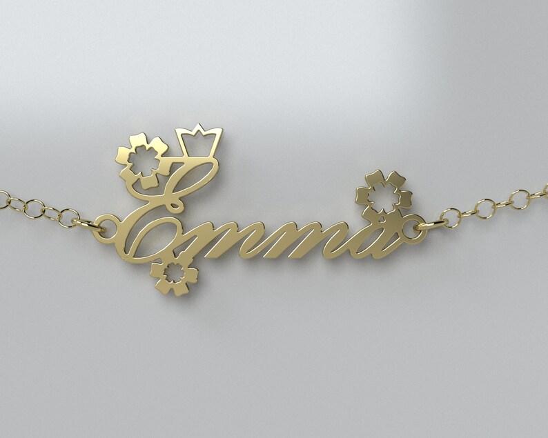 Advanced Design Of Custom Necklace Custom Name Necklace Etsy