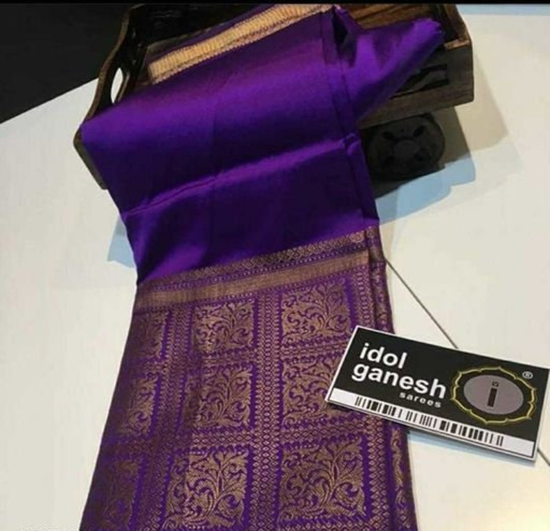 Beautiful Banarsi Silk saree With Unstitched Running Blouse for women Wedding wear Party wear Festive Wear sari