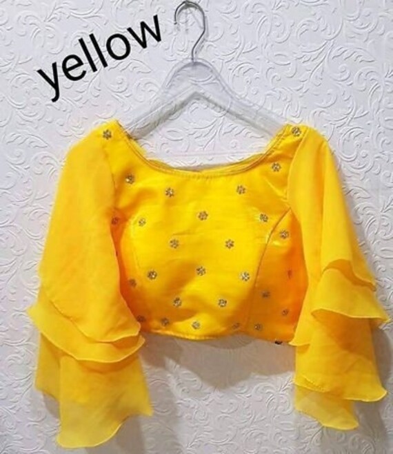readymade yellow blouse