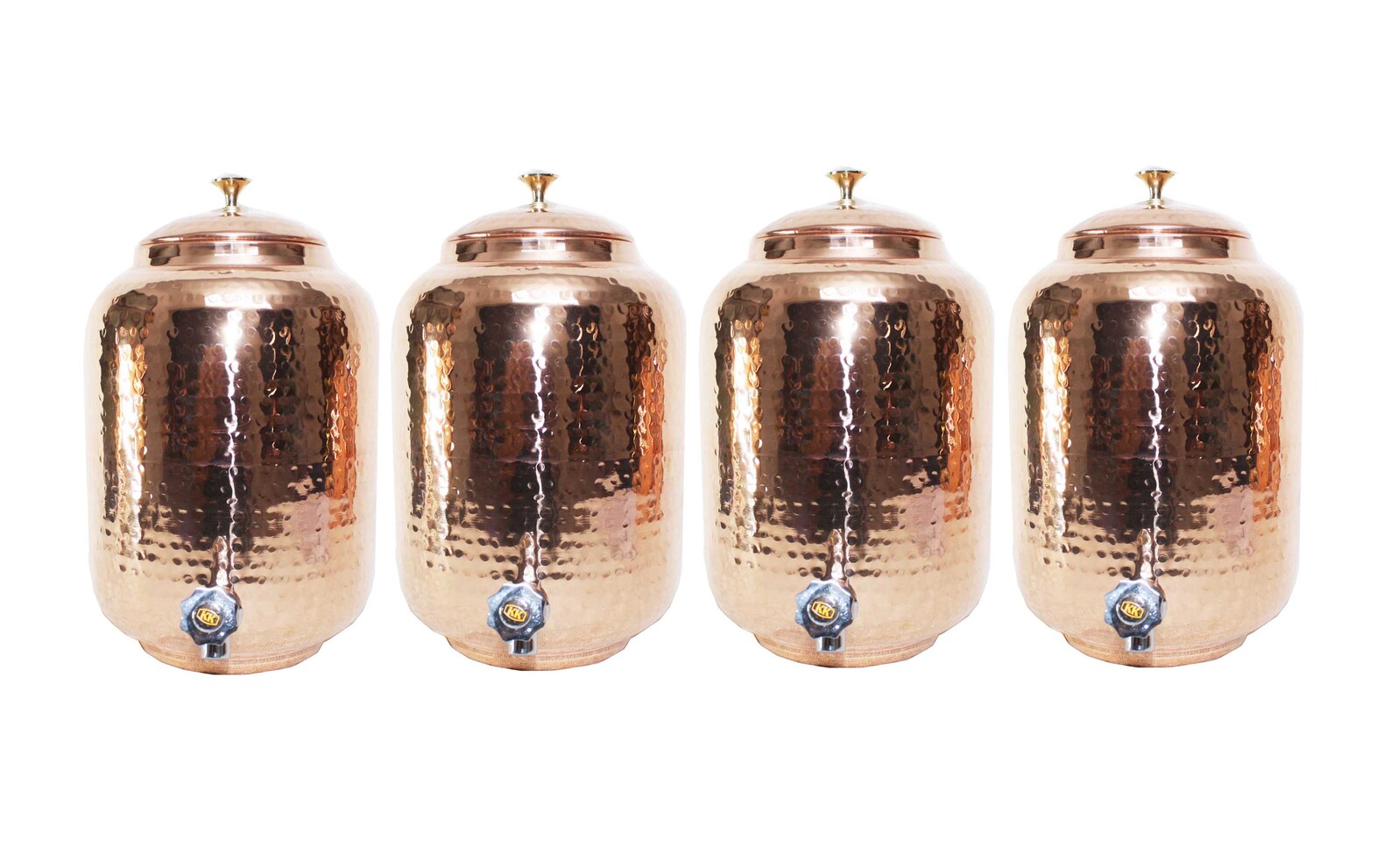 100 Pure Copper Water Pot Dispenser Pot Hand Hammered Matka Etsy Canada