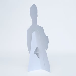 stanf for minature cardboard cutout Custom cardboard cutouts Custom standees Photo cutouts Party decorations Full body cutouts