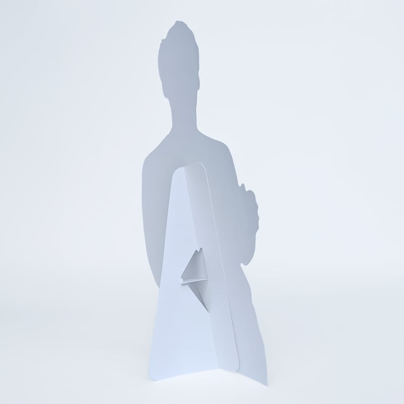 stanf for minature cardboard cutout Custom cardboard cutouts Custom standees Photo cutouts Party decorations Full body cutouts