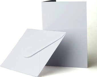 Avery Printable Greeting Cards With Envelopes Half Fold 5.5 x 8.5 Matte White 30 Blank Greeting Cards - Office Depot