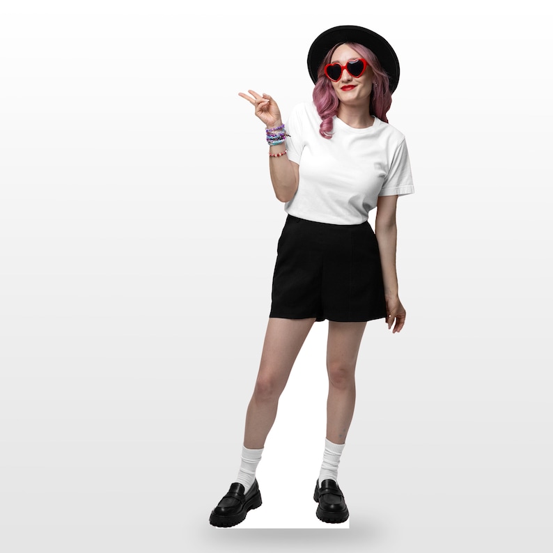 minature cardboard cutout Custom cardboard cutouts Custom standees Photo cutouts Party decorations Full body cutouts