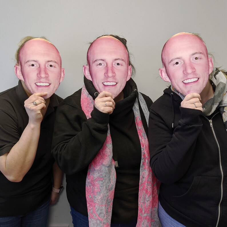 Personalised Photo Face Masks CUTOUT Party Accessory Hen Etsy UK