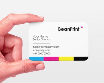 Personalised Business cards with rounded corners, Custom Single sided Business Cards