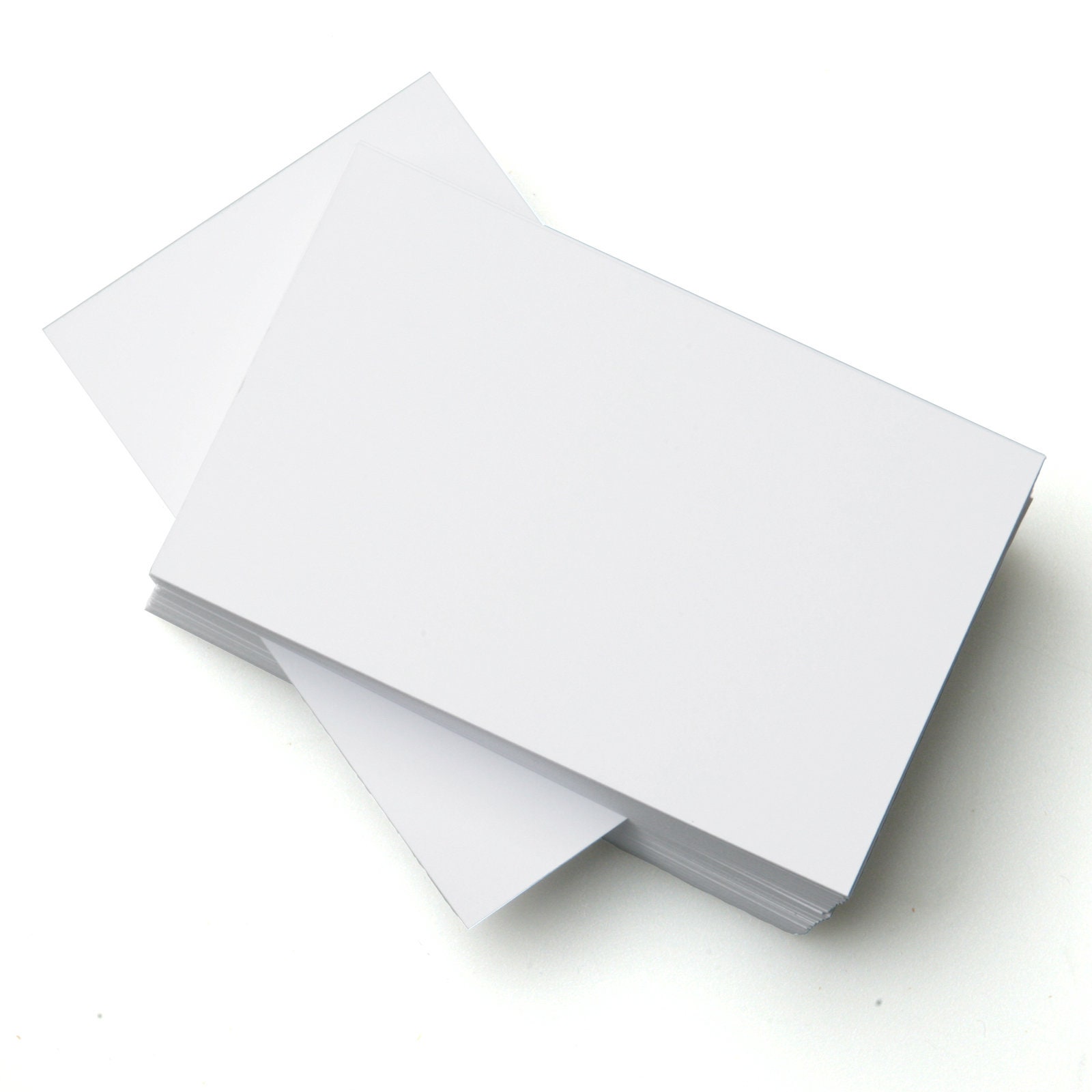 Blank Business Cards White 350gsm or Kraft Card Stamping Etsy UK