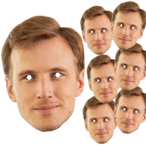 custom photo face masks hen party masks birthday decor stag do