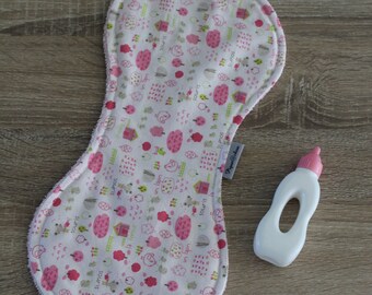 Baby bib spongeshoulder protector Meal meal Gift birth red fruits