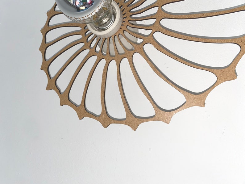 LED, Nautilus, applique murale avec ombre portée en bois, blanc chaud image 10