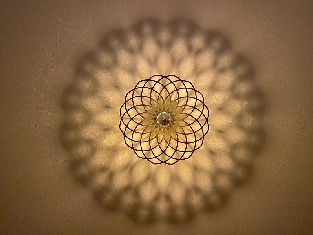Wall Lamp Flower of Life Etsy