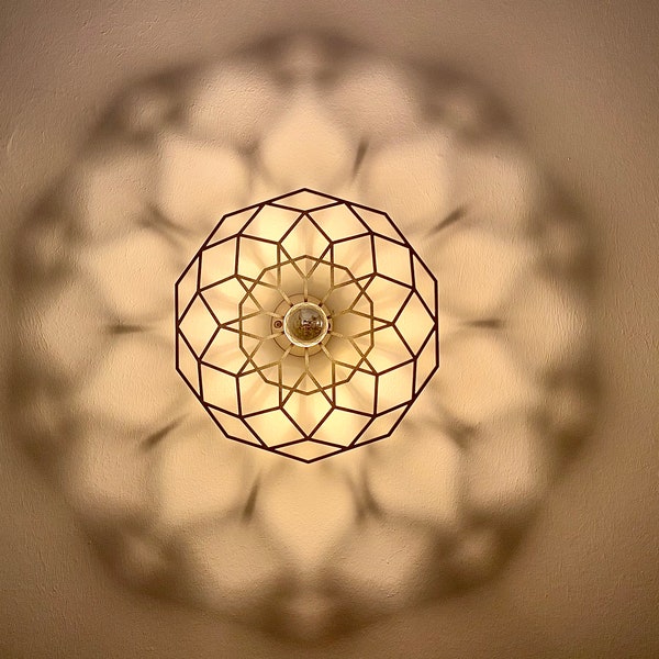 wall lamp, flower of life