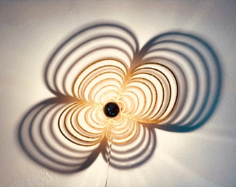 Wall light, shadow light, mandala, modern light,